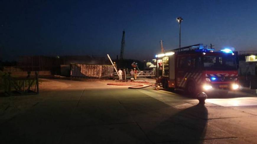 Uitruk nr 15 : Containerbrand (OPS: Middelbrand)